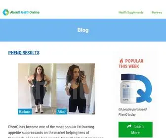 Abouthealthonline.com(About Health Online) Screenshot