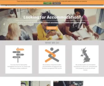 Abouthomesforstudents.com(Homes for Students) Screenshot