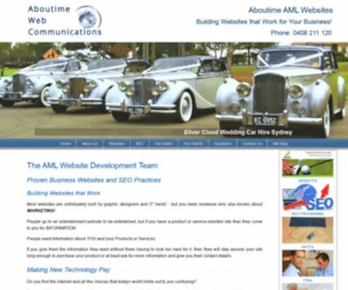 Aboutimeweb.com(Australia My Land Web Development Online Marketing) Screenshot