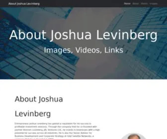 Aboutjoshualevinberg.com(Joshua Levinberg) Screenshot