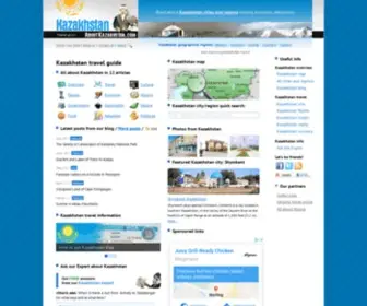 Aboutkazakhstan.com(Kazakhstan travel guide) Screenshot