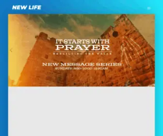 Aboutnewlife.com(New Life Community Church) Screenshot