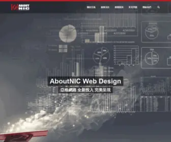 Aboutnic.com.tw(亞格 網頁設計公司) Screenshot