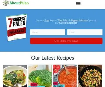 Aboutpaleo.com(Paleo Recipes) Screenshot