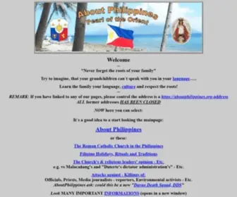 Aboutphilippines.ph(Pearl of the Orient) Screenshot