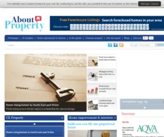 Aboutproperty.co.uk(UK property news) Screenshot