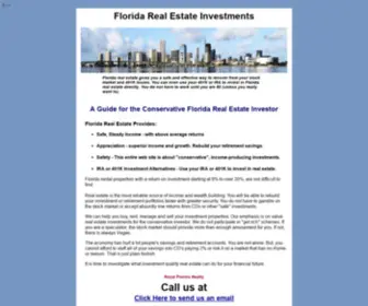 Aboutrealestateinflorida.com(Florida real estate investments) Screenshot