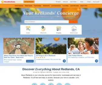 Aboutredlands.com(Redlands CA Events) Screenshot