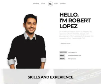 Aboutrobertlopez.com(Robert Lopez) Screenshot