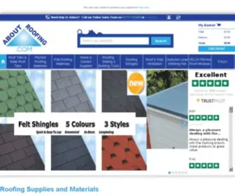 Aboutroofing.com(About Roofing Supplies) Screenshot