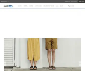 Aboutshoes.com(Birkenstock online kaufen) Screenshot
