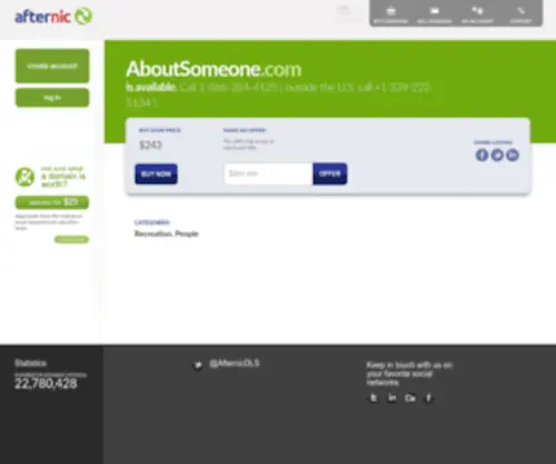 Aboutsomeone.com(Aboutsomeone) Screenshot