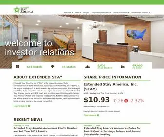 Aboutstay.com(Extended Stay America) Screenshot