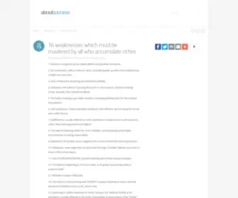 Aboutsuccess.net(About Success) Screenshot