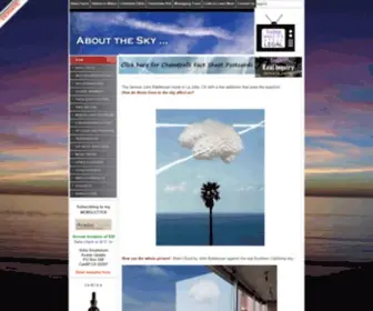 Aboutthesky.com(About the Sky) Screenshot