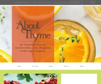 Aboutthymela.com(About Thyme) Screenshot