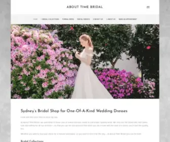 Abouttimebridal.com(About Time Bridal) Screenshot