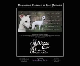 Abouttimeigs.com(About Time Italian Greyhounds) Screenshot