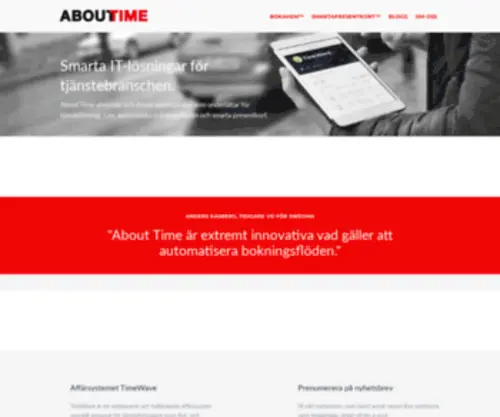 Abouttime.se(About Time) Screenshot