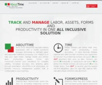 Abouttimetech.com(AboutTime) Screenshot