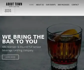 Abouttownbartending.com(Full Service Beverage Caterer) Screenshot