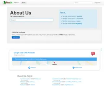 Aboutus.com(Aboutus) Screenshot