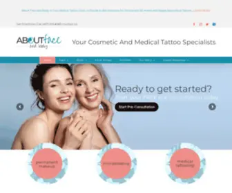 Aboutyourfaceandbody.com(Orlando's best cosmetic and medical tattoo specialists) Screenshot