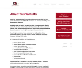 Aboutyourresults.com(About Your Results Marketing) Screenshot