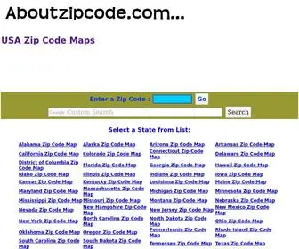Aboutzipcode.com(ZIP Code Map) Screenshot