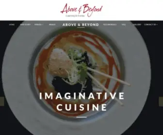 Above-Beyond.com(Above & Beyond Catering) Screenshot