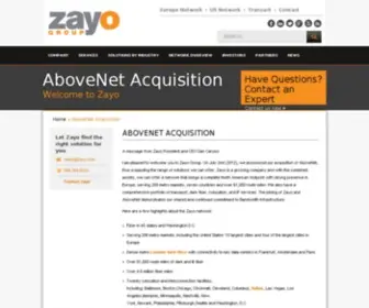 Above.net(AboveNet Acquisition) Screenshot