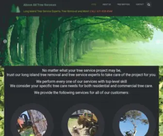 Abovealltree.com(Long Island Tree Removal) Screenshot