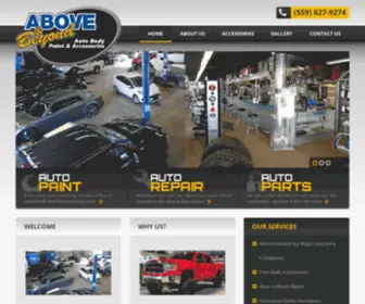 Aboveandbeyondautos.com(Above & Beyond Auto Body Paint & Accessories) Screenshot