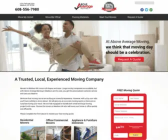 Aboveaveragemoving.com(Above Average Moving LLC) Screenshot