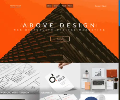 Abovedesign.ie(Above Design) Screenshot
