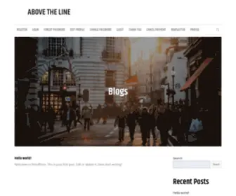 Abovetheline.com(Above The Line) Screenshot