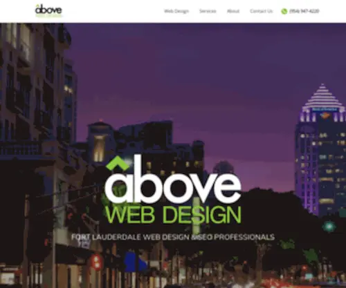 Abovewebdesign.com(Fort Lauderdale Web Design and SEO) Screenshot