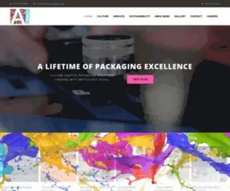 Aboxpackaging.com(ABOX Custom Packaging) Screenshot