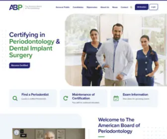 Abperio.org(American Board of Periodontology) Screenshot