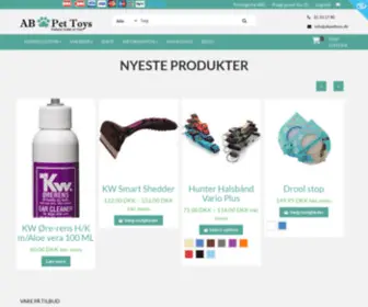 Abpettoys.dk(Hundetilbehør) Screenshot