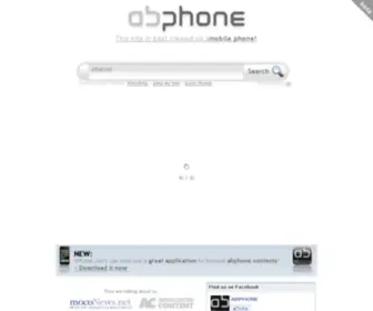 Abphone.com(Wap site) Screenshot