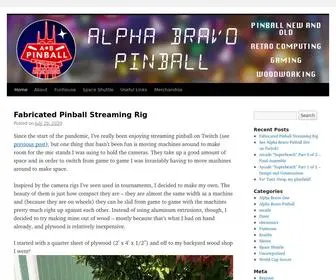 Abpinball.com(Alpha Bravo Pinball) Screenshot