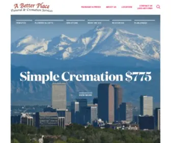 Abplace-Funeral-Cremation.com($775.00 Cremation Costs) Screenshot