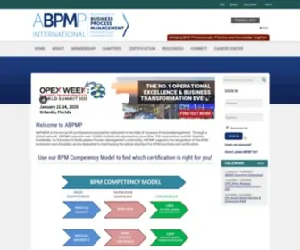 ABPMP.org(ABPMP International) Screenshot