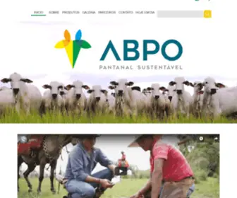 Abpopantanalorganico.com.br(ABPO) Screenshot