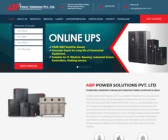 Abppowers.com(ABP Powers) Screenshot