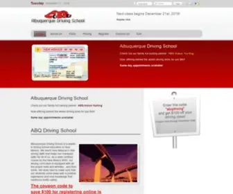 AbqDrivingschool.com(Albuquerque Driving School) Screenshot