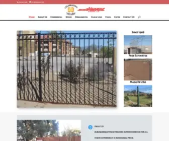 AbqFence.com(Fence Contractor) Screenshot