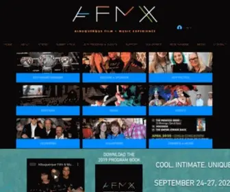 AbqFilmx.com(Albuquerque Film & Music Experience) Screenshot