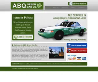 AbqGreencABCO.net(ABQ Green Cab Co) Screenshot